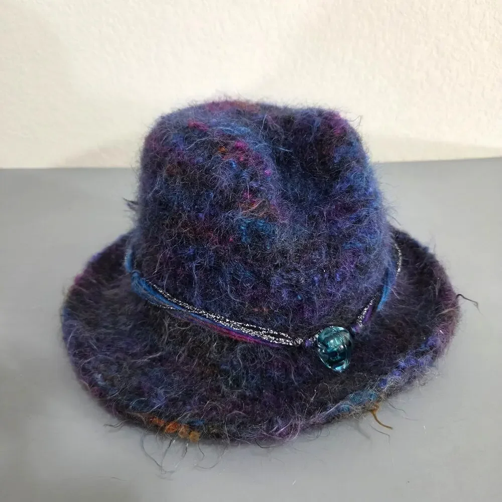 Handmade fuzzy knit